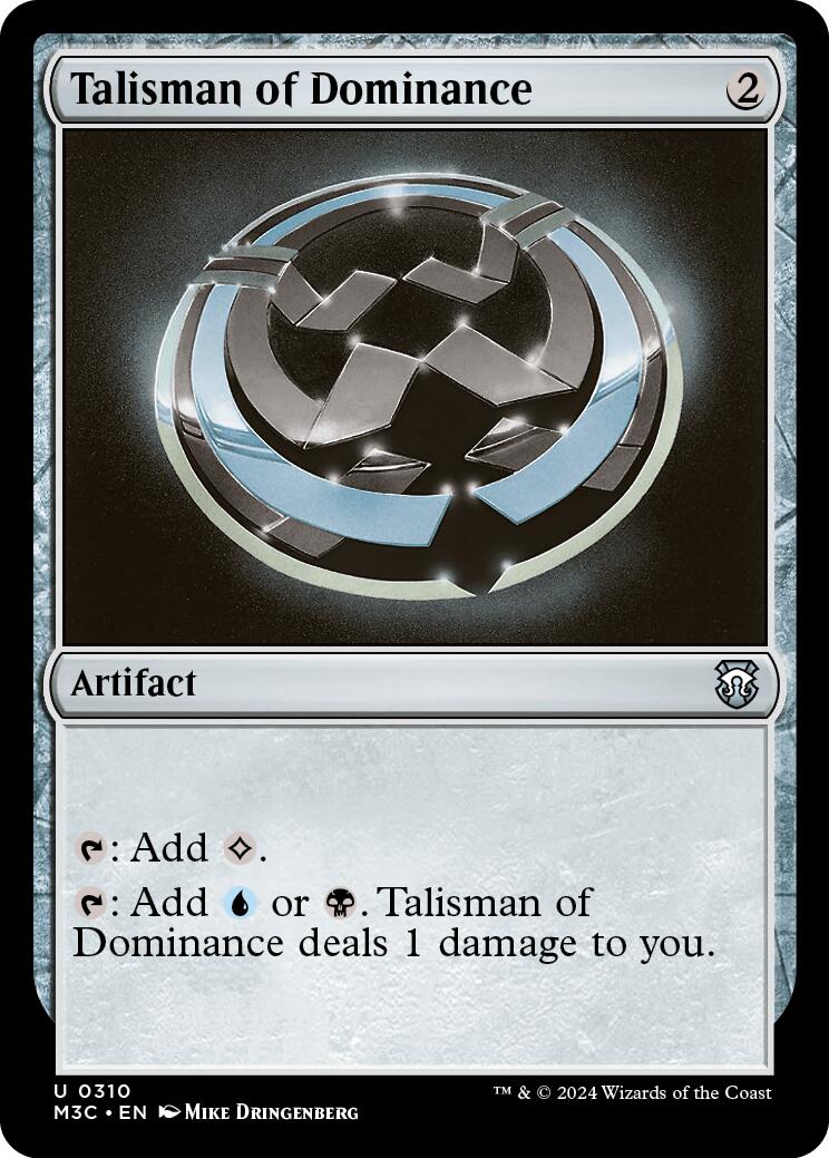 Talisman of Dominance [Modern Horizons 3 Commander] | GnG Games