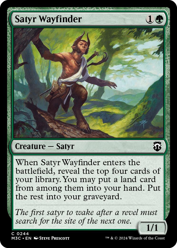 Satyr Wayfinder [Modern Horizons 3 Commander] | GnG Games