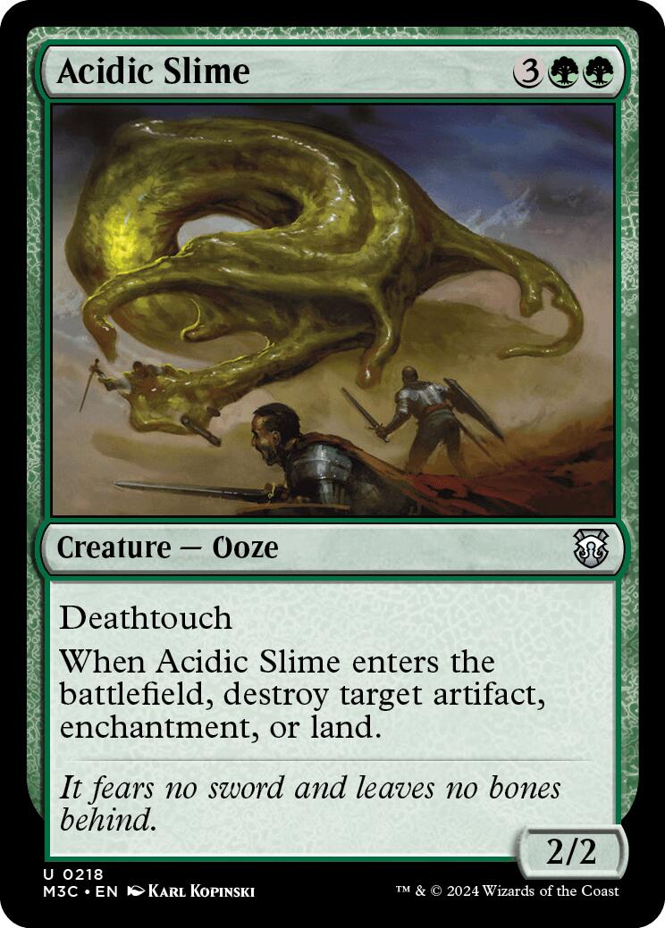 Acidic Slime [Modern Horizons 3 Commander] | GnG Games