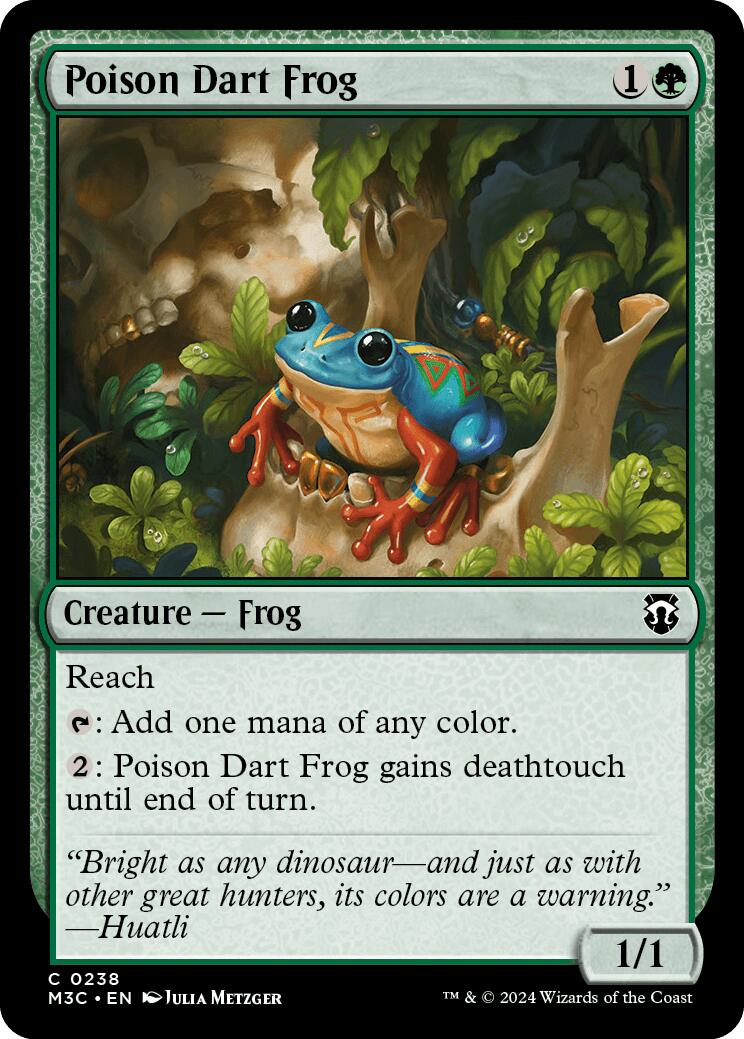 Poison Dart Frog [Modern Horizons 3 Commander] | GnG Games