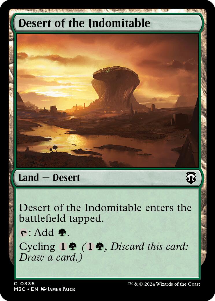 Desert of the Indomitable [Modern Horizons 3 Commander] | GnG Games