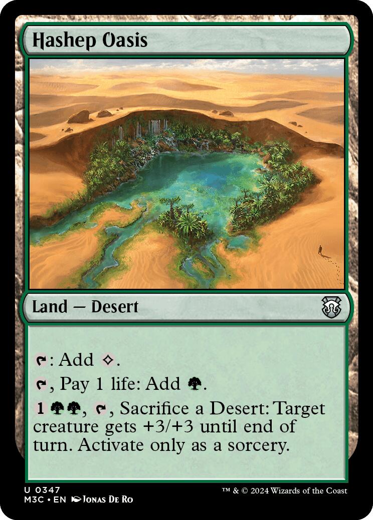 Hashep Oasis [Modern Horizons 3 Commander] | GnG Games