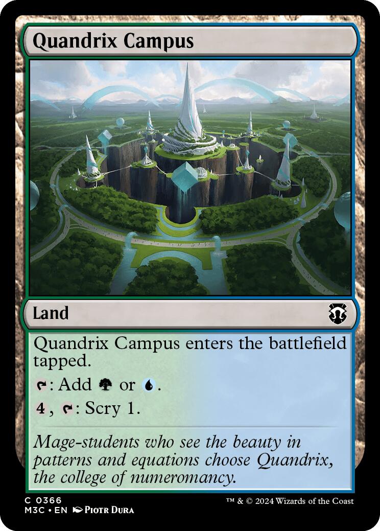Quandrix Campus [Modern Horizons 3 Commander] | GnG Games