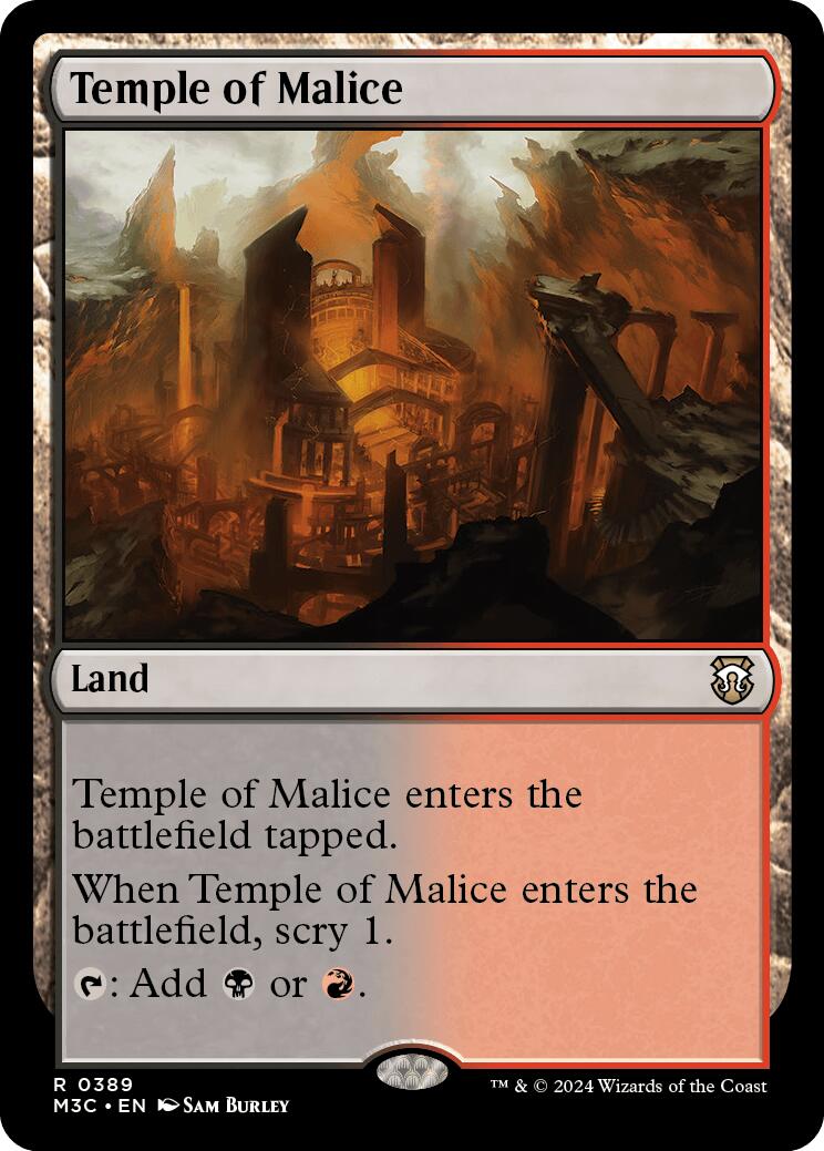 Temple of Malice [Modern Horizons 3 Commander] | GnG Games