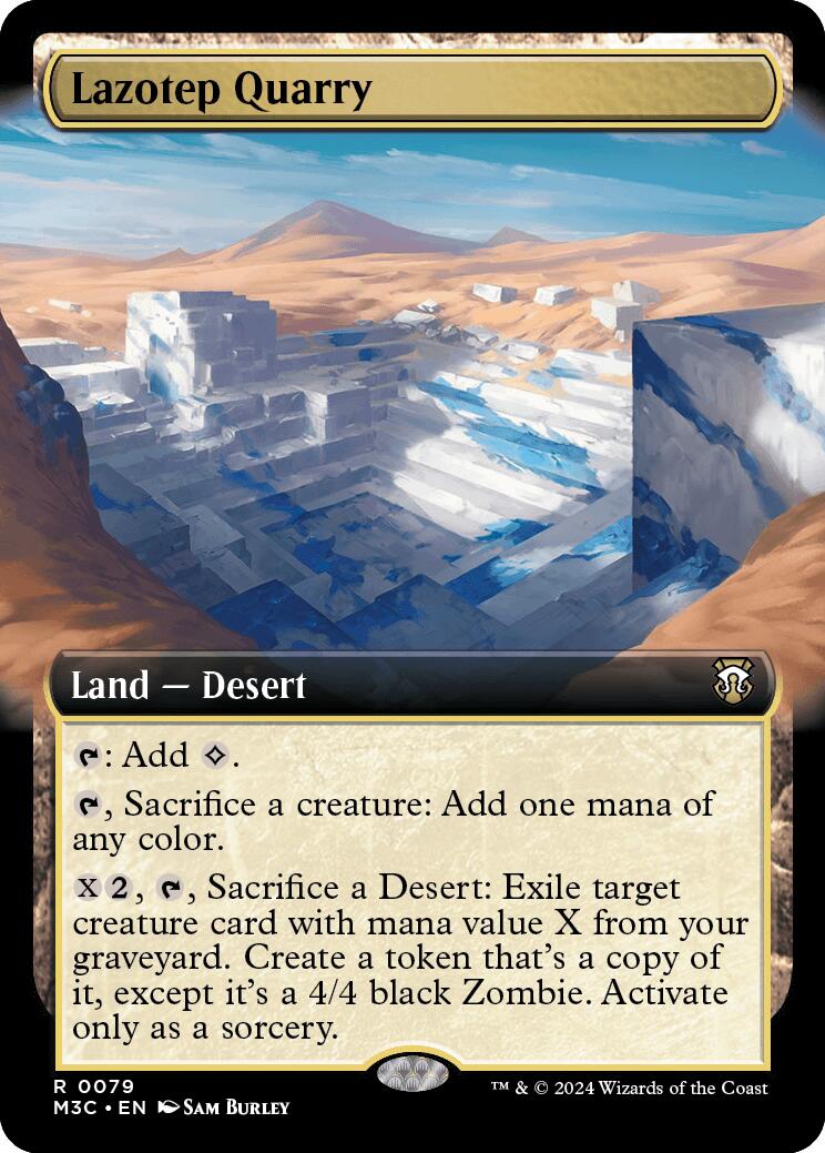 Lazotep Quarry (Extended Art) (Ripple Foil) [Modern Horizons 3 Commander] | GnG Games