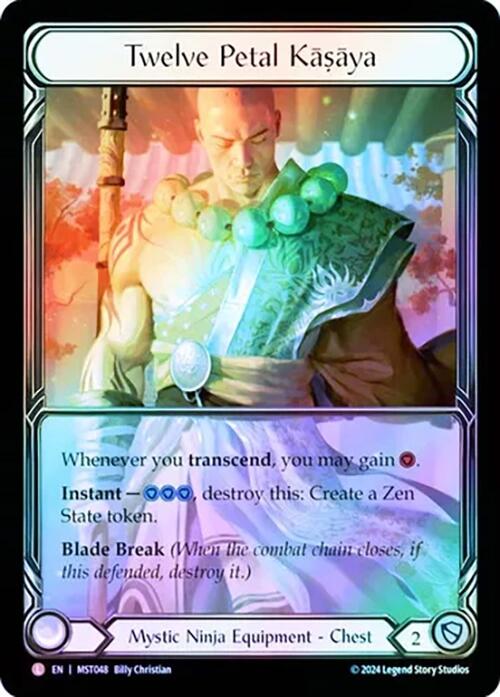 Twelve Petal Kasaya (Extended Art) [MST048] (Part the Mistveil)  Cold Foil | GnG Games