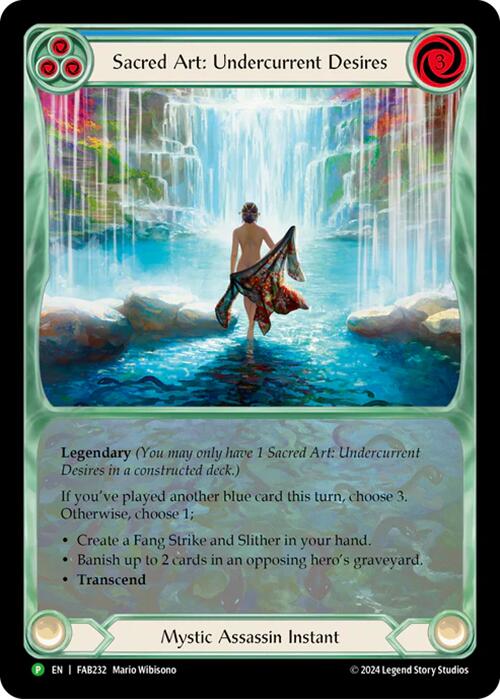 Sacred Art: Undercurrent Desires [FAB232] (Promo)  Rainbow Foil | GnG Games