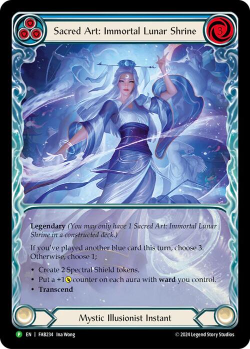 Sacred Art: Immortal Lunar Shrine [FAB234] (Promo)  Rainbow Foil | GnG Games