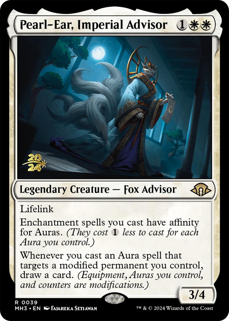Pearl-Ear, Imperial Advisor [Modern Horizons 3 Prerelease Promos] | GnG Games