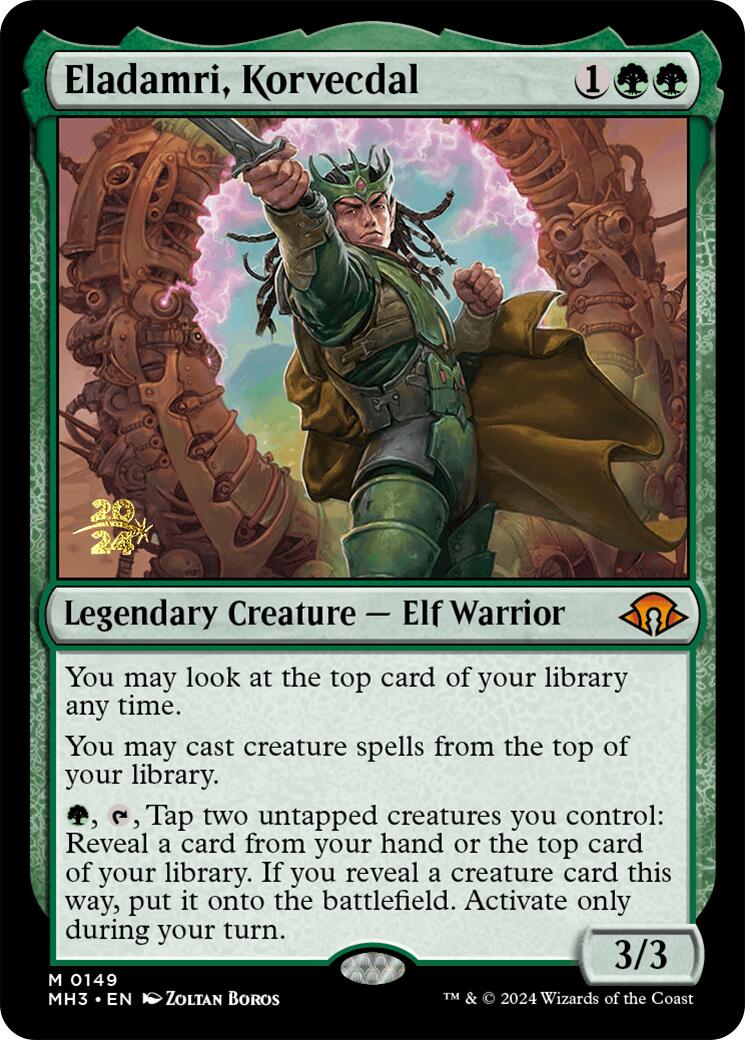 Eladamri, Korvecdal [Modern Horizons 3 Prerelease Promos] | GnG Games