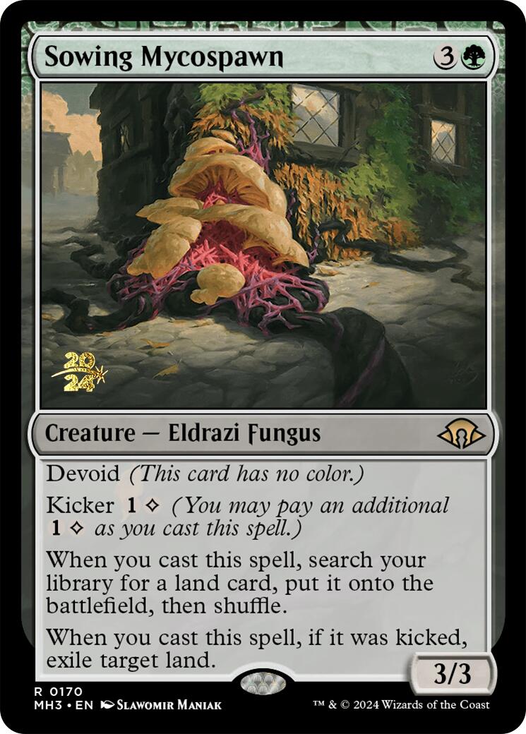 Sowing Mycospawn [Modern Horizons 3 Prerelease Promos] | GnG Games