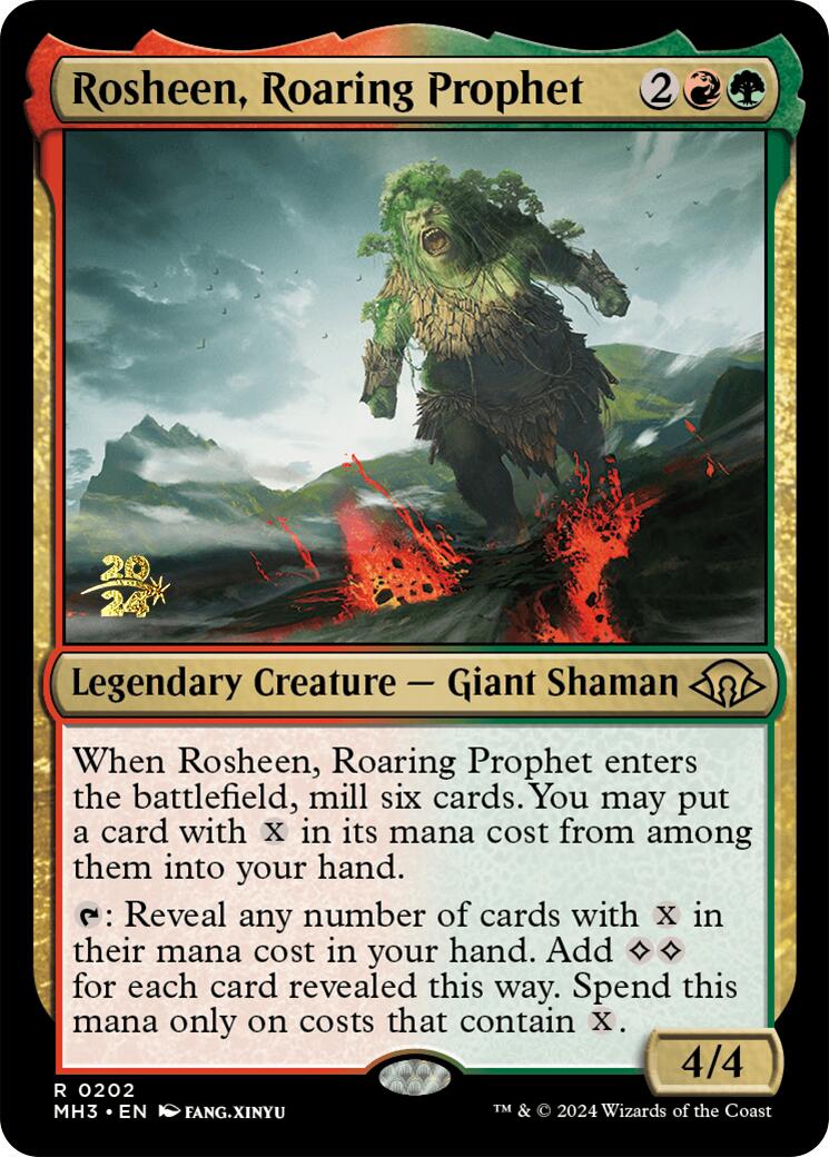 Rosheen, Roaring Prophet [Modern Horizons 3 Prerelease Promos] | GnG Games