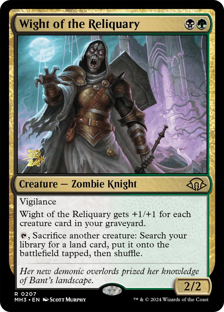 Wight of the Reliquary [Modern Horizons 3 Prerelease Promos] | GnG Games