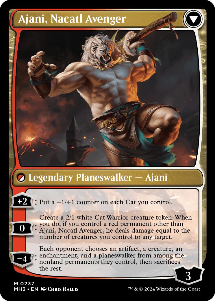 Ajani, Nacatl Pariah [Modern Horizons 3 Prerelease Promos] | GnG Games