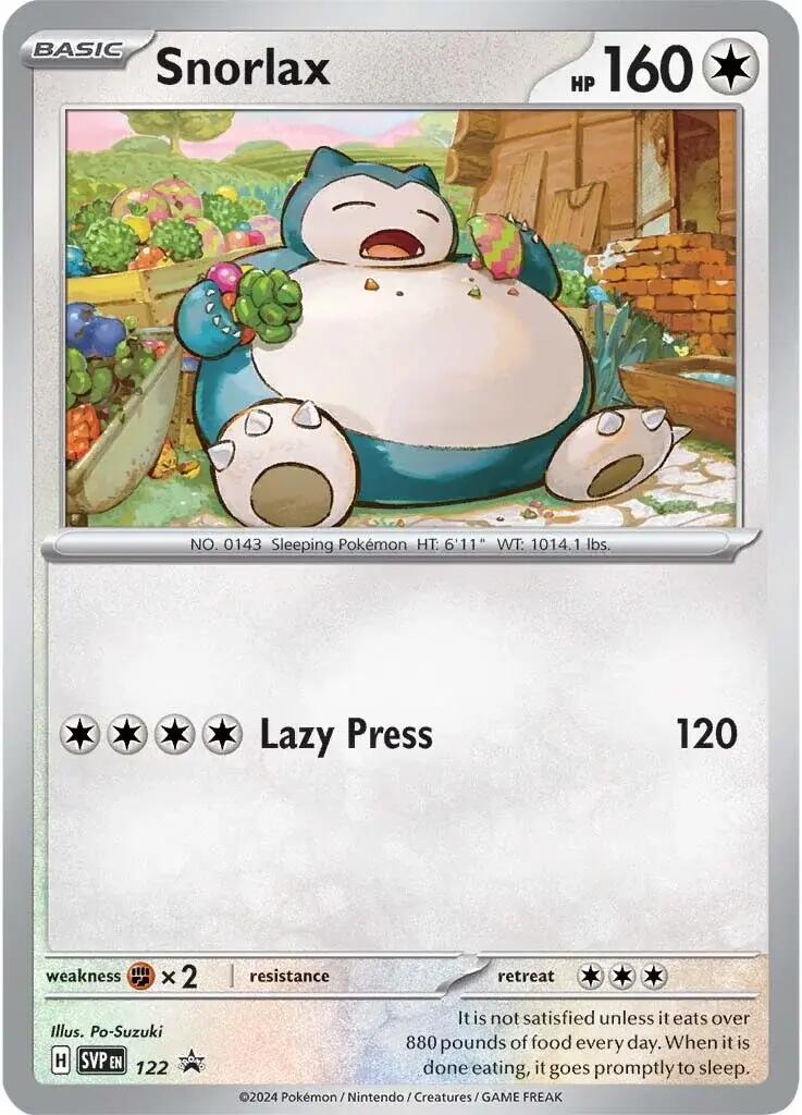 Snorlax (122) [Scarlet & Violet: Black Star Promos] | GnG Games