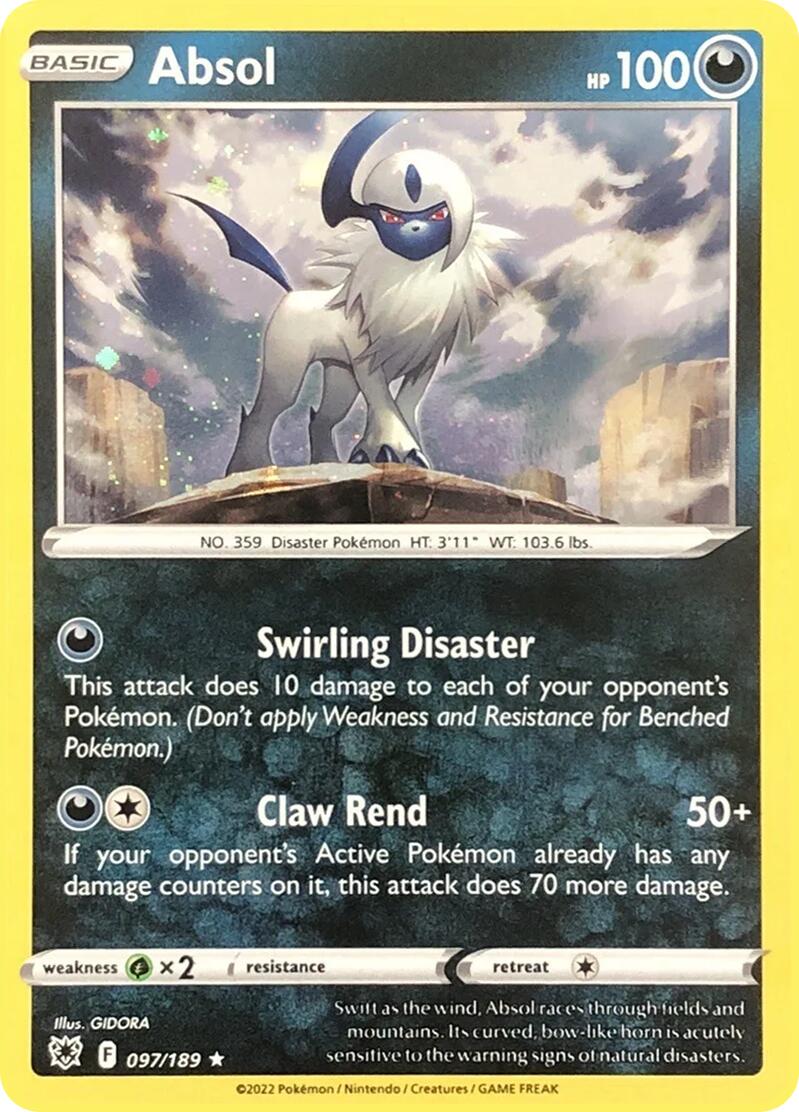 Absol (097/189) (Cosmos Holo) [Miscellaneous Cards] | GnG Games