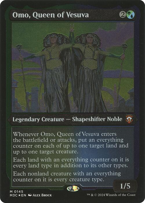 Omo, Queen of Vesuva (Display Commander) [Modern Horizons 3 Commander] | GnG Games