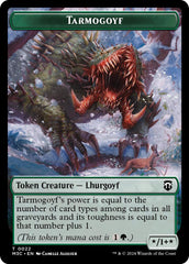 Tarmogoyf // Saproling Double-Sided Token [Modern Horizons 3 Commander Tokens] | GnG Games