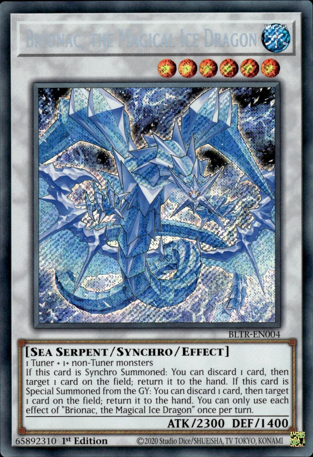 Brionac, the Magical Ice Dragon [BLTR-EN004] Secret Rare | GnG Games