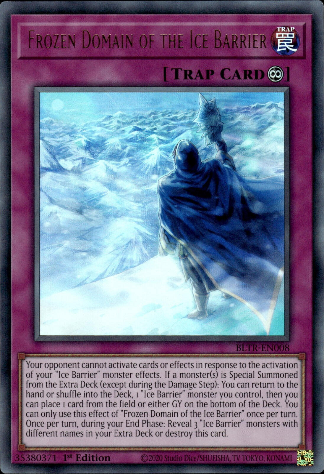 Frozen Domain of the Ice Barrier [BLTR-EN008] Ultra Rare | GnG Games