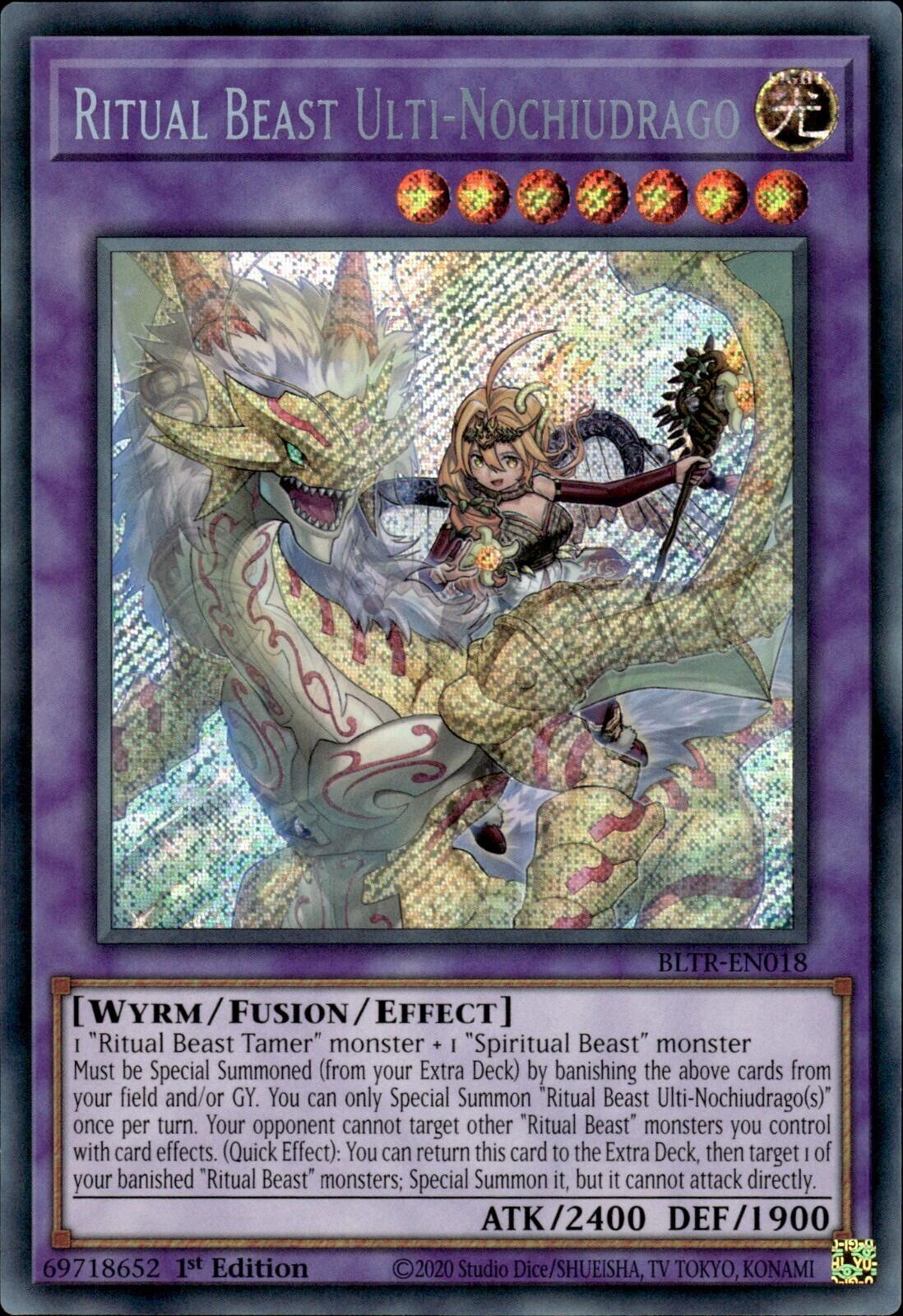 Ritual Beast Ulti-Nochiudrago [BLTR-EN018] Secret Rare | GnG Games