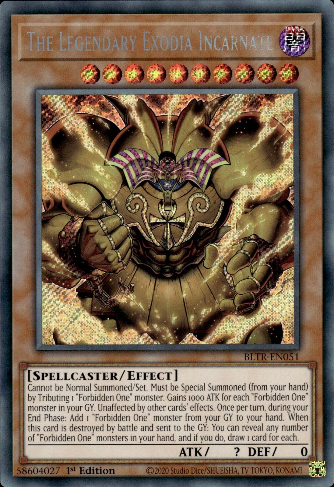 The Legendary Exodia Incarnate [BLTR-EN051] Secret Rare | GnG Games