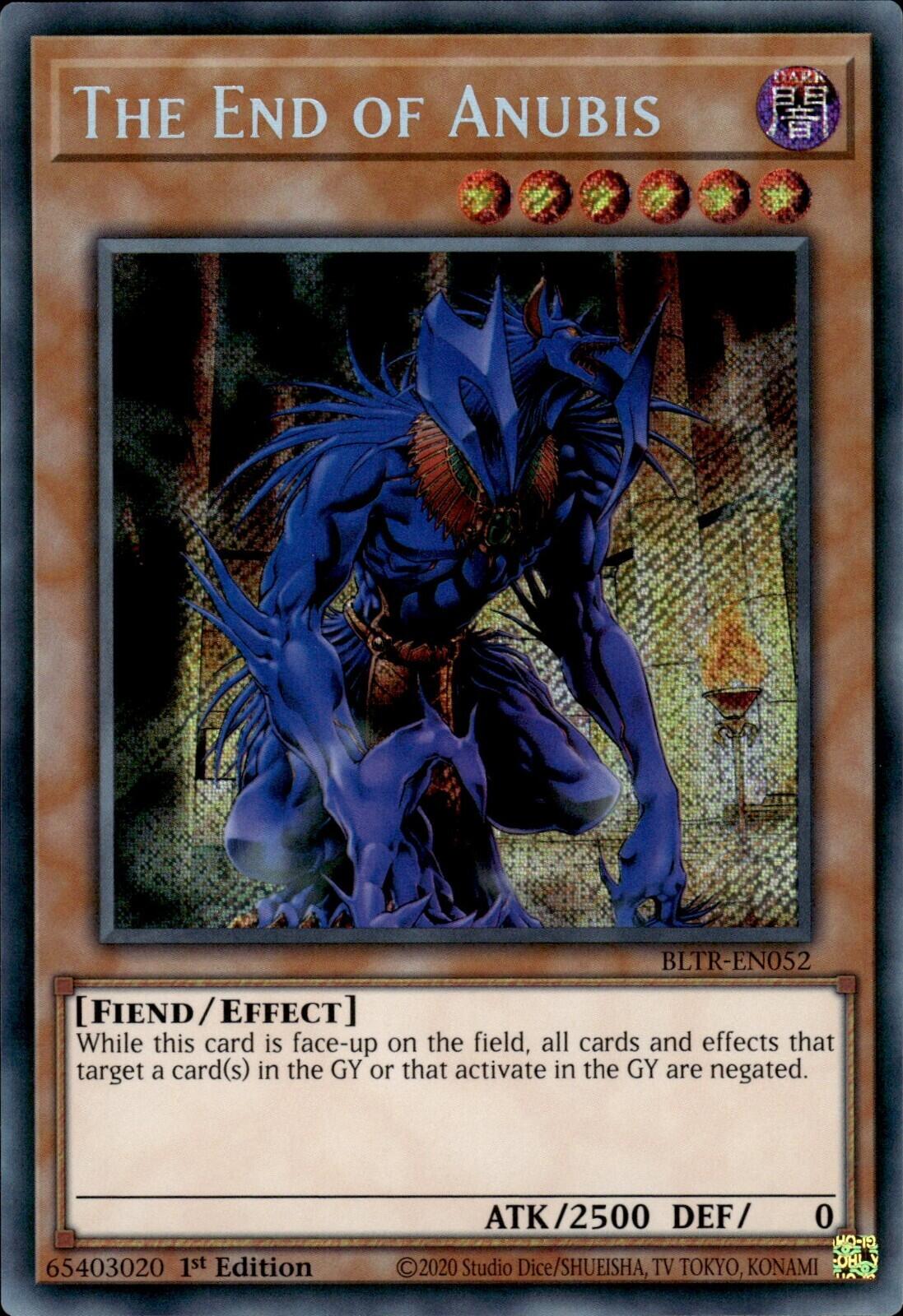 The End of Anubis [BLTR-EN052] Secret Rare | GnG Games