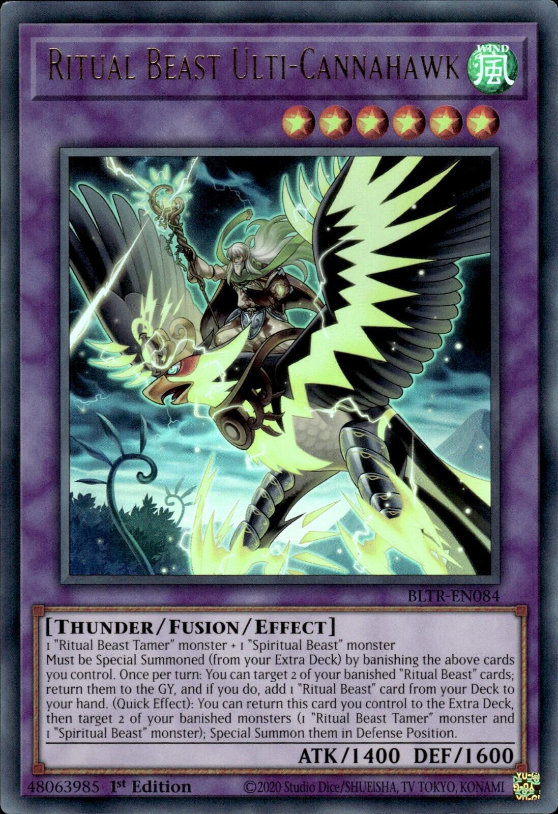 Ritual Beast Ulti-Cannahawk [BLTR-EN084] Ultra Rare | GnG Games