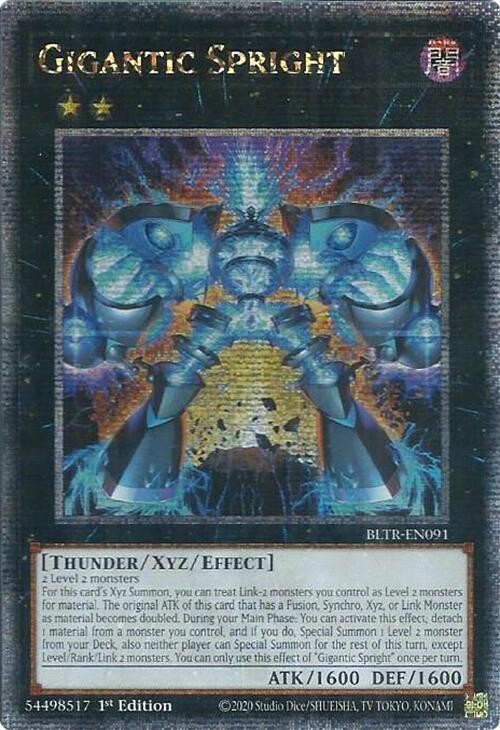 Gigantic Spright (Quarter Century Secret Rare) [BLTR-EN091] Quarter Century Secret Rare | GnG Games