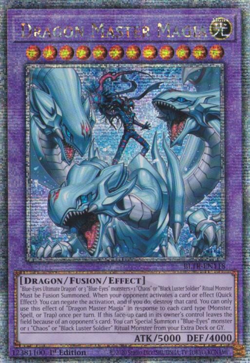 Dragon Master Magia (Quarter Century Secret Rare) [BLTR-EN118] Quarter Century Secret Rare | GnG Games