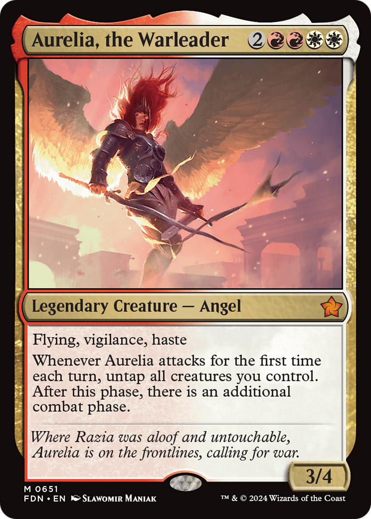 Aurelia, the Warleader [Foundations] | GnG Games