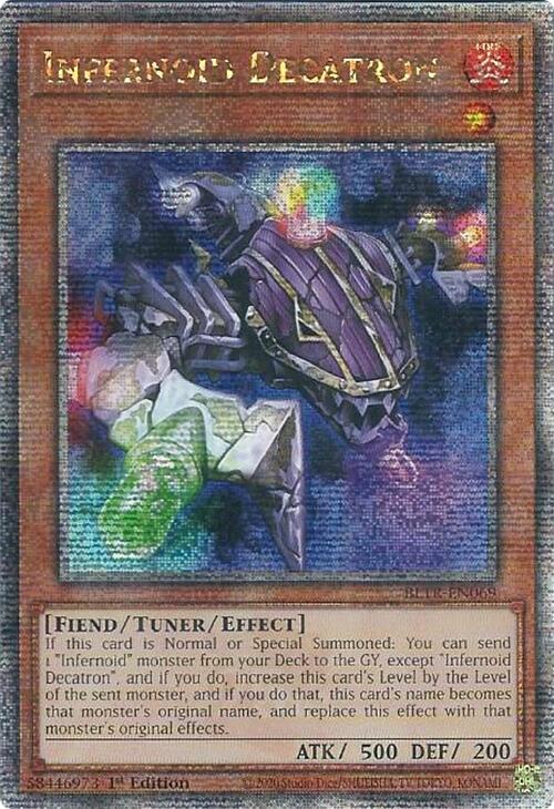 Infernoid Decatron (Quarter Century Secret Rare) [BLTR-EN069] Quarter Century Secret Rare | GnG Games