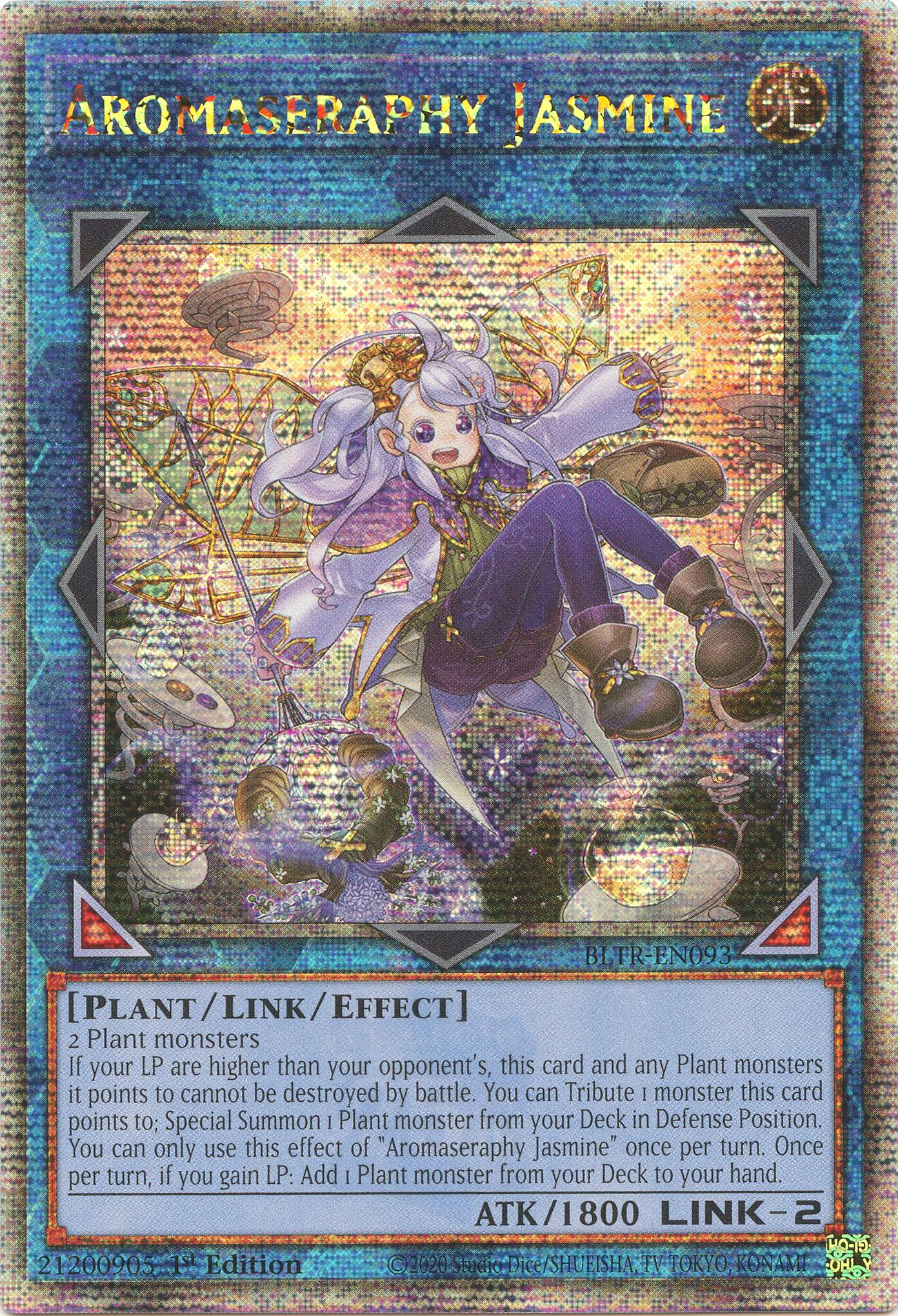 Aromaseraphy Jasmine (Quarter Century Secret Rare) [BLTR-EN093] Quarter Century Secret Rare | GnG Games