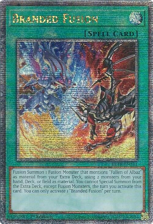 Branded Fusion (Quarter Century Secret Rare) [BLTR-EN111] Quarter Century Secret Rare | GnG Games