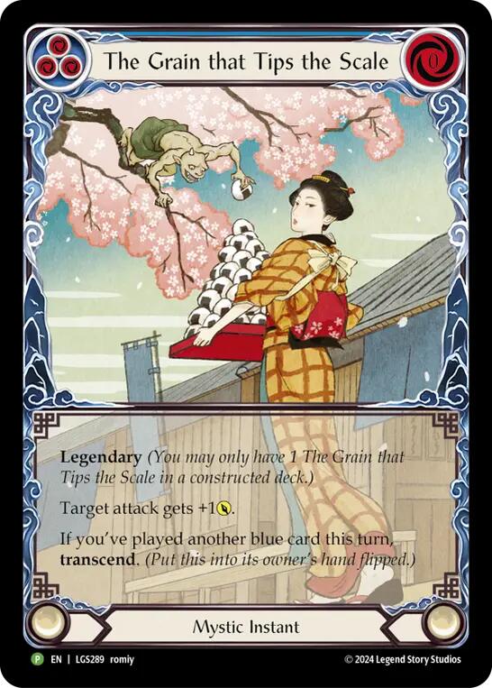 The Grain that Tips the Scale // Inner Chi [LGS289] (Promo)  Rainbow Foil | GnG Games