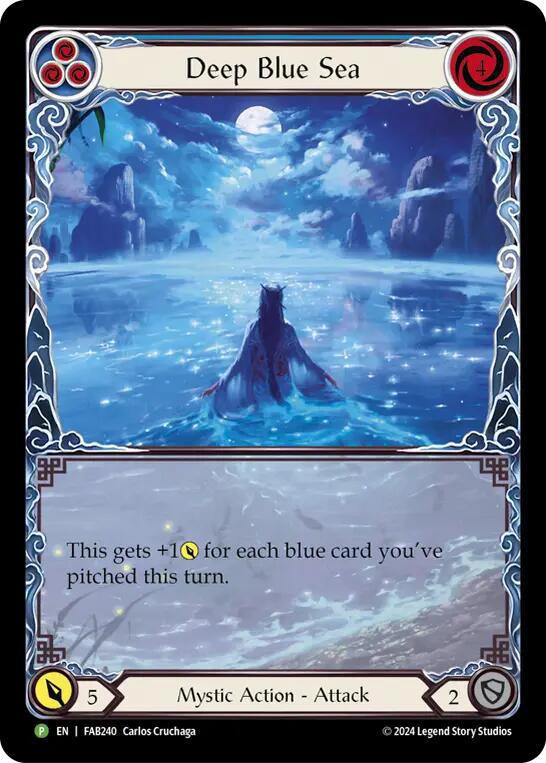 Deep Blue Sea [FAB240] (Promo)  Rainbow Foil | GnG Games