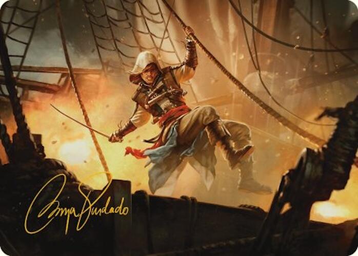 Edward Kenway Art Card (Gold-Stamped Signature) [Assassin's Creed Art Series] | GnG Games