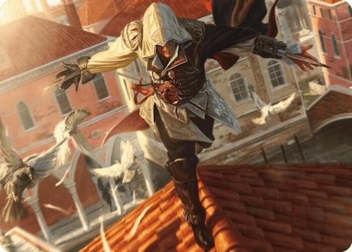 Ezio, Blade of Vengeance Art Card [Assassin's Creed Art Series] | GnG Games