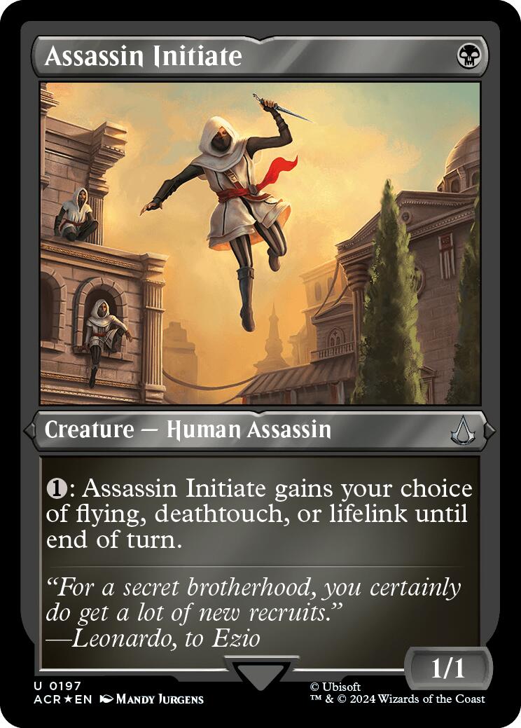 Assassin Initiate (Foil Etched) [Assassin's Creed] | GnG Games