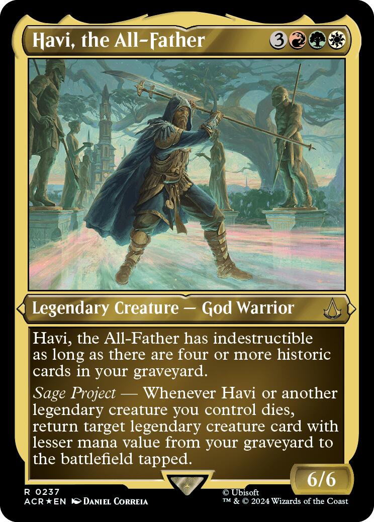 Havi, the All-Father (Foil Etched) [Assassin's Creed] | GnG Games