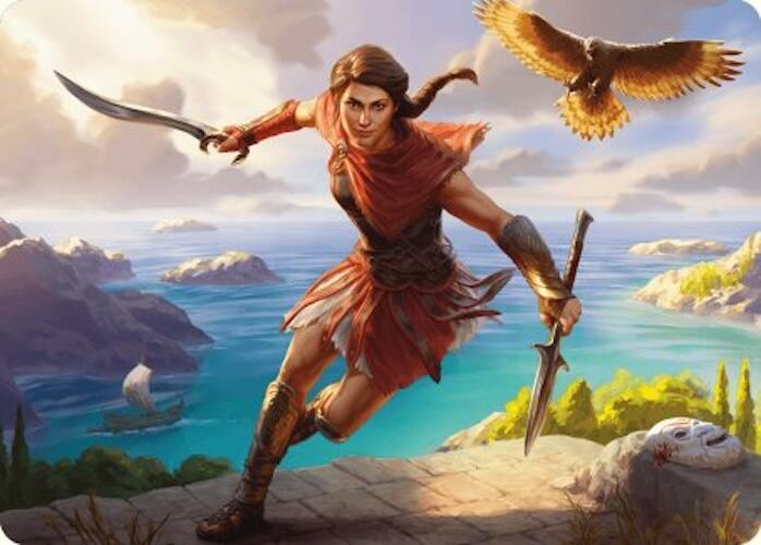 Kassandra, Eagle Bearer Art Card [Assassin's Creed Art Series] | GnG Games