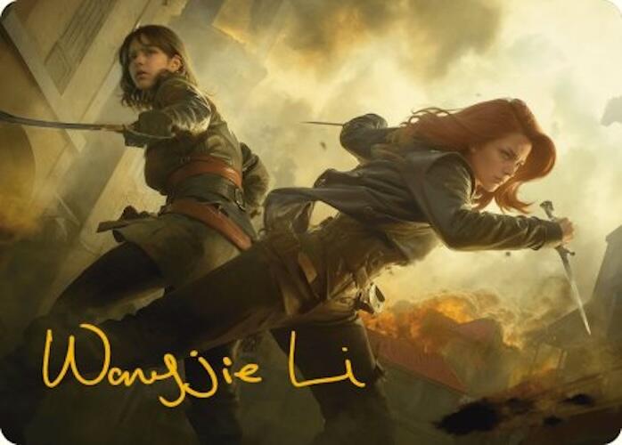 Mary Read and Anne Bonny Art Card (Gold-Stamped Signature) [Assassin's Creed Art Series] | GnG Games