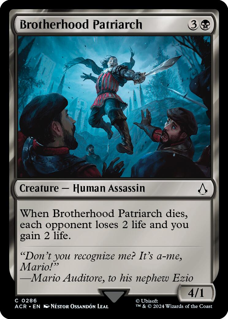 Brotherhood Patriarch [Assassin's Creed] | GnG Games