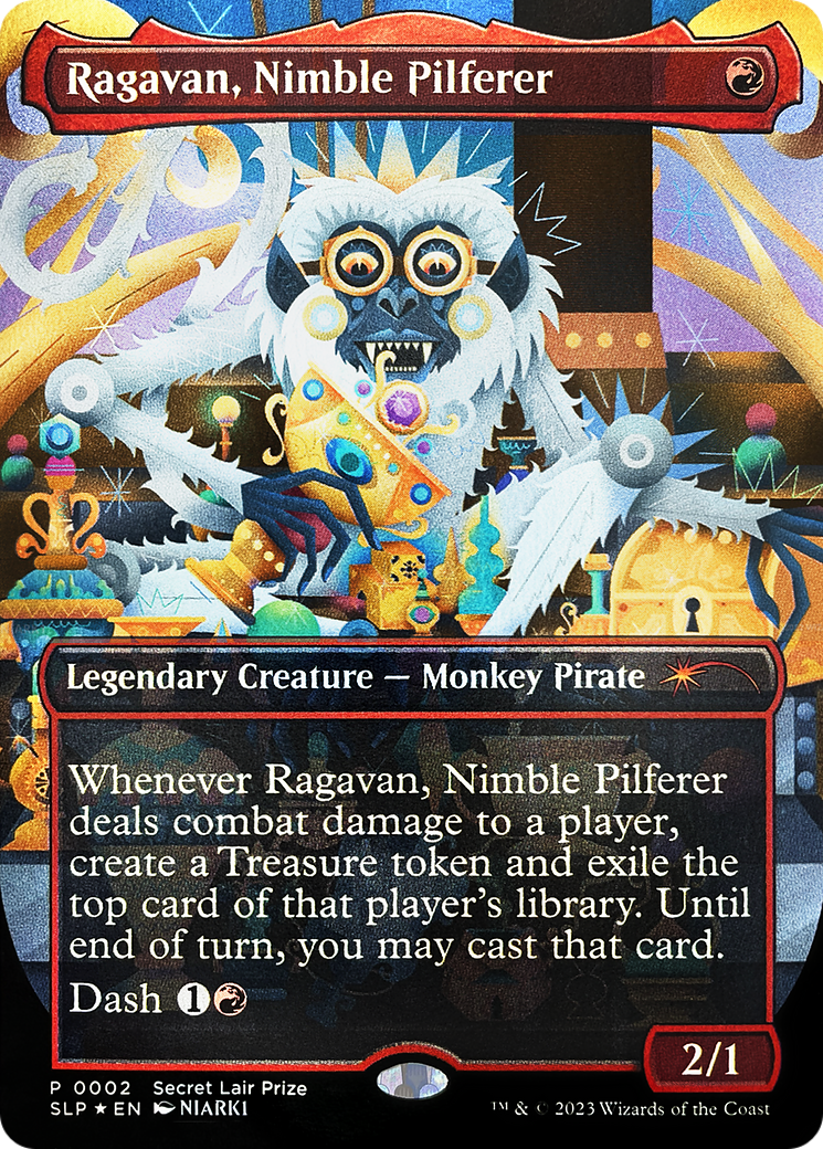 Ragavan, Nimble Pilferer (Borderless) [Secret Lair Showdown] | GnG Games