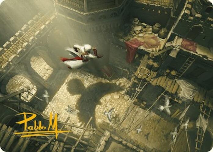 Rooftop Bypass Art Card (Gold-Stamped Signature) [Assassin's Creed Art Series] | GnG Games