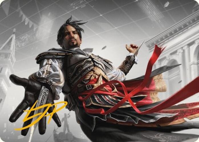 Ezio Auditore da Firenze Art Card (Gold-Stamped Signature) [Assassin's Creed Art Series] | GnG Games