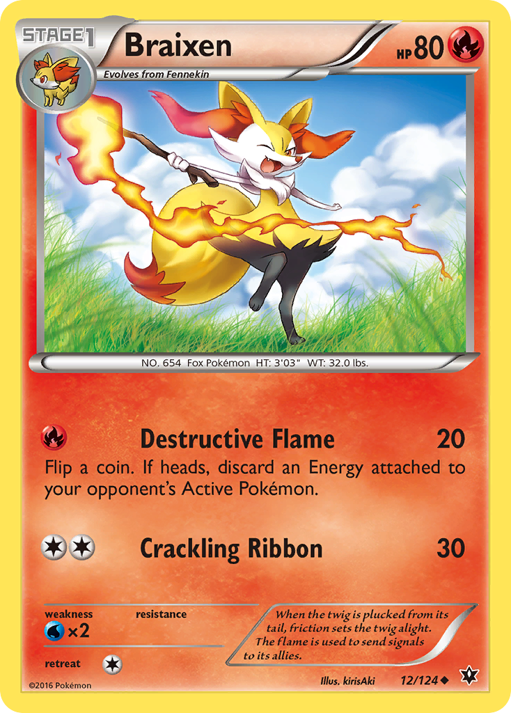 Braixen (12/124) [XY: Fates Collide] | GnG Games