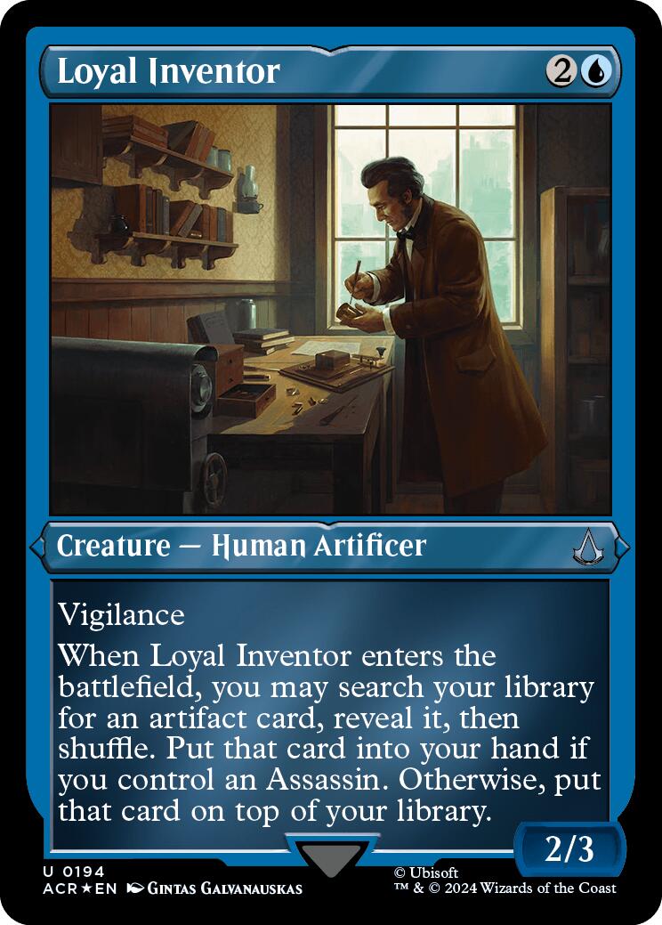 Loyal Inventor (Foil Etched) [Assassin's Creed] | GnG Games