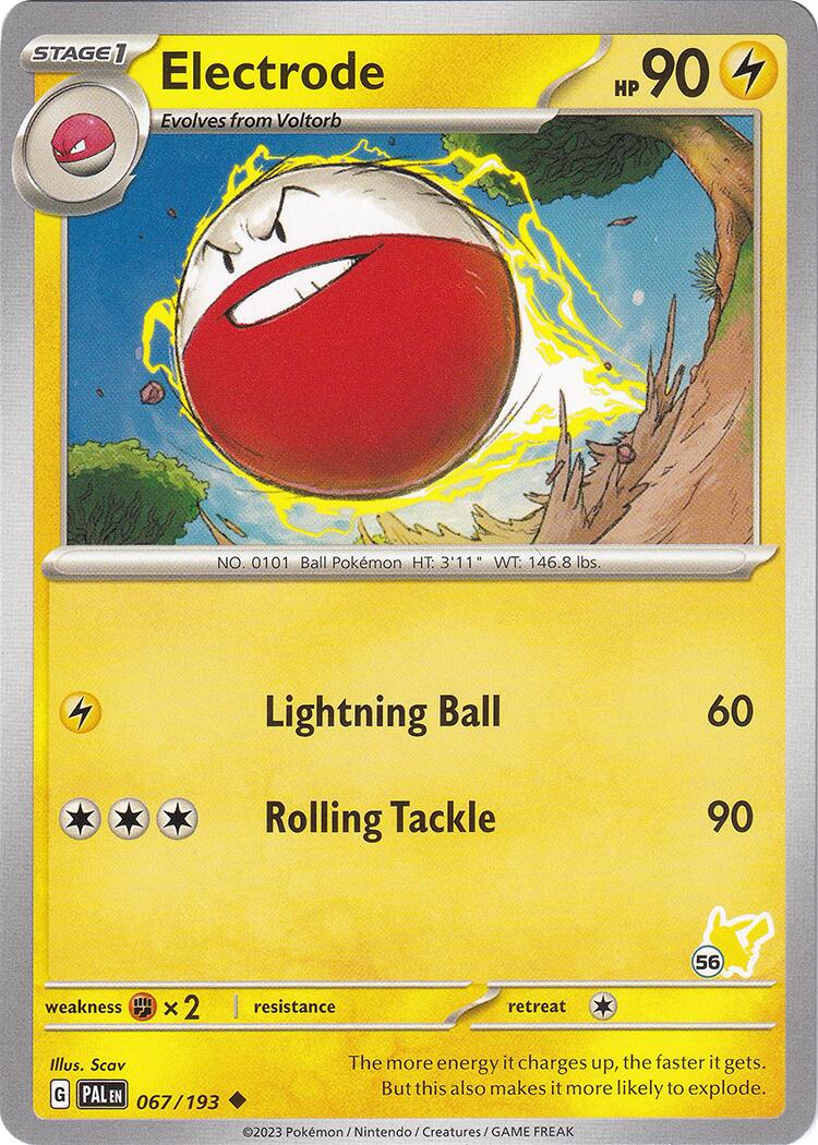 Electrode (067/193) (Pikachu Stamp #56) [Battle Academy 2024] | GnG Games