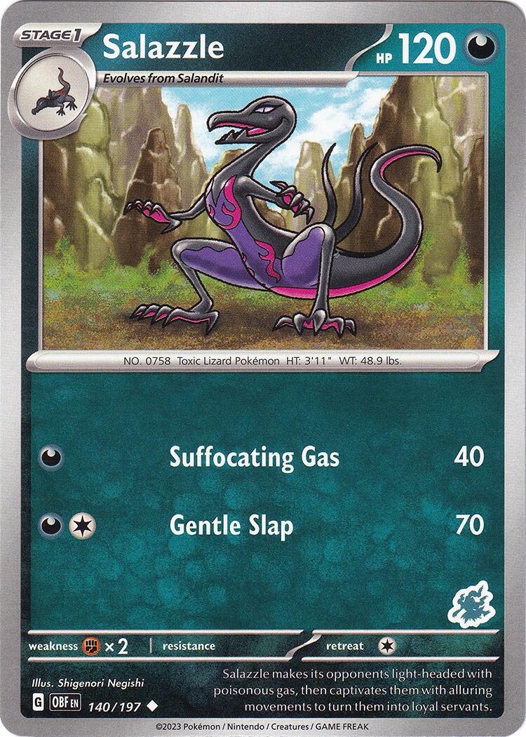 Salazzle (140/197) (Darkrai Deck) [Battle Academy 2024] | GnG Games